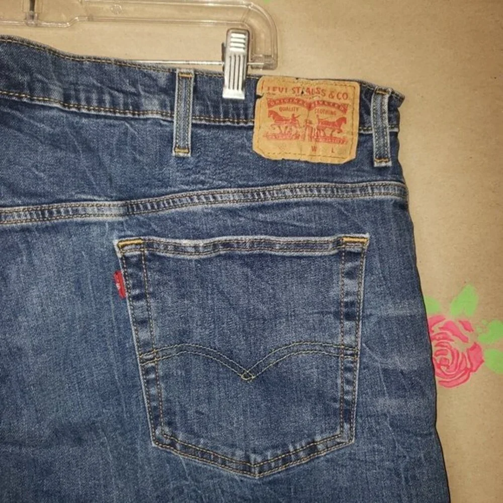LEVIS 569 LOOSE RELAXED FIT STRAIGHT LEG JEANS SIZE 42X30